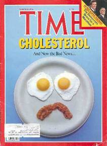 Image of Time Magazine negative cholesterol cover